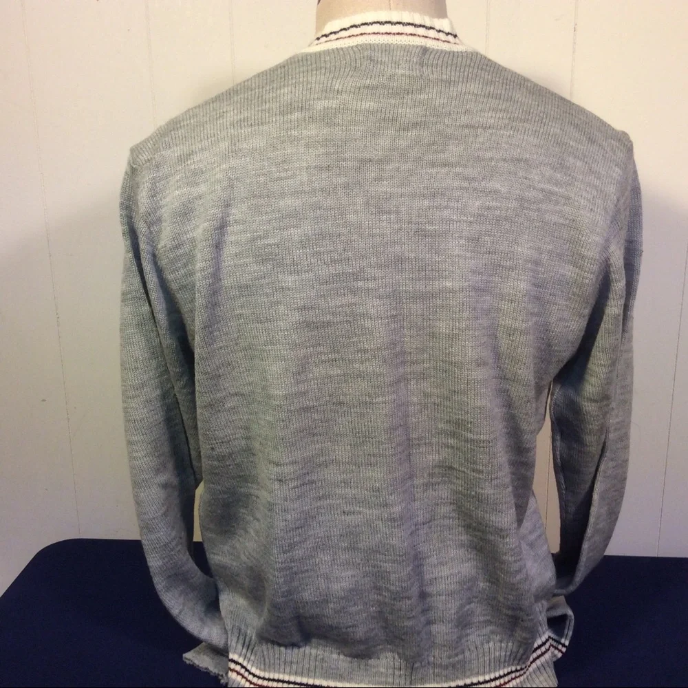 John Blair Vintage Cable Knit Cardigan sweater size XL